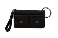 Thumbnail for Dolce & Gabbana Elegant Mini Leather Wallet in Timeless Black - Luxour