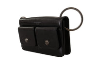 Thumbnail for Dolce & Gabbana Elegant Mini Leather Wallet in Timeless Black - Luxour