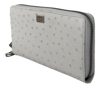 Thumbnail for Luxour, Dolce & Gabbana Elegant Ostrich Leather Continental Wallet, 