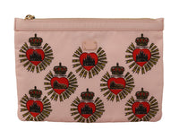 Thumbnail for Luxour, Dolce & Gabbana Elegant Pink Heart Clutch Wallet, 