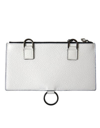 Thumbnail for Luxour, Dolce & Gabbana Elegant White Leather Crossbody Cardholder, 