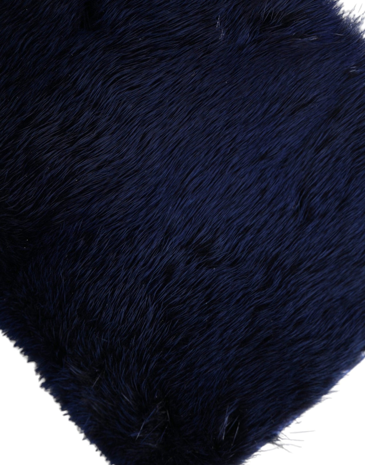 Dolce & Gabbana Exquisite Blue Mink Fur Shoulder Bag - Luxour