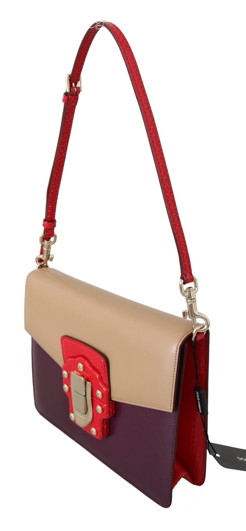 Luxour, Dolce & Gabbana Exquisite LUCIA Leather Shoulder Bag, 