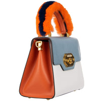 Thumbnail for Luxour, Dolce & Gabbana Multicolor Leather Di Calfskin Handbag, 