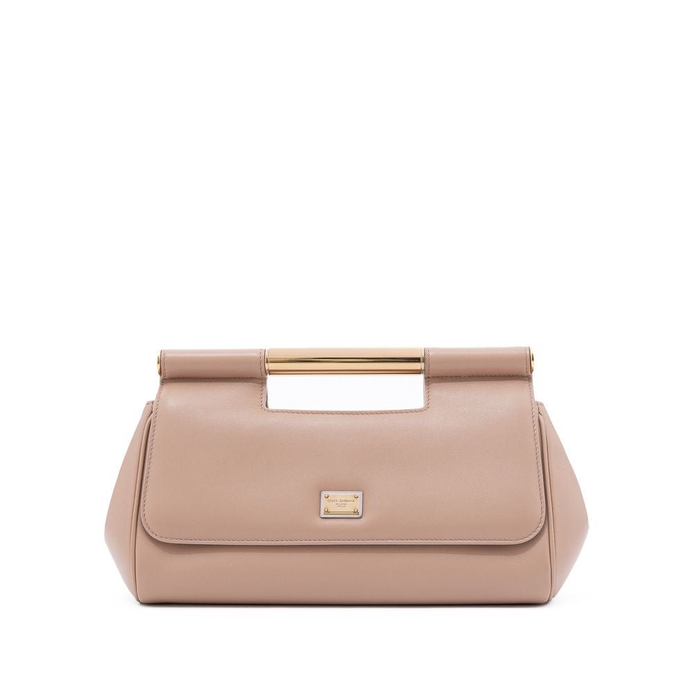 Dolce & Gabbana Pink Leather Handbag - Luxour