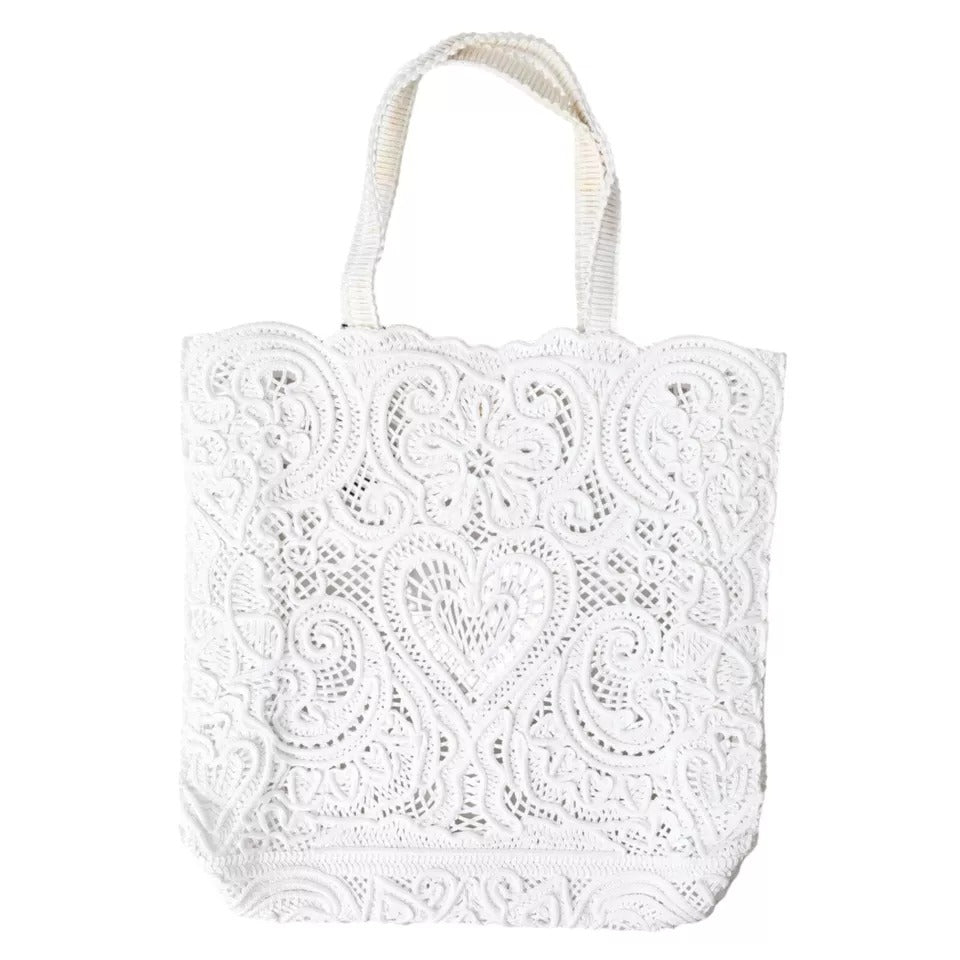 Luxour, Dolce & Gabbana - Canvas Beige Tote Bag, 