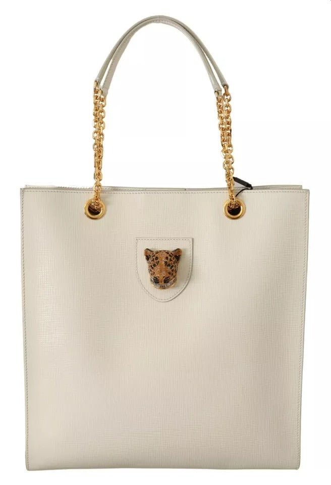 Luxour, Dolce & Gabbana - Canvas Beige Tote Bag, 