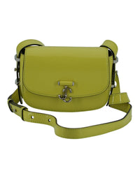 Thumbnail for Jimmy Choo Lime Yellow Leather Small Shoulder Bag - Luxour