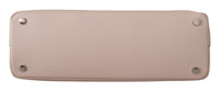 Thumbnail for Karl Lagerfeld Elegant Mauve Chalk Leather Shoulder Bag - Luxour