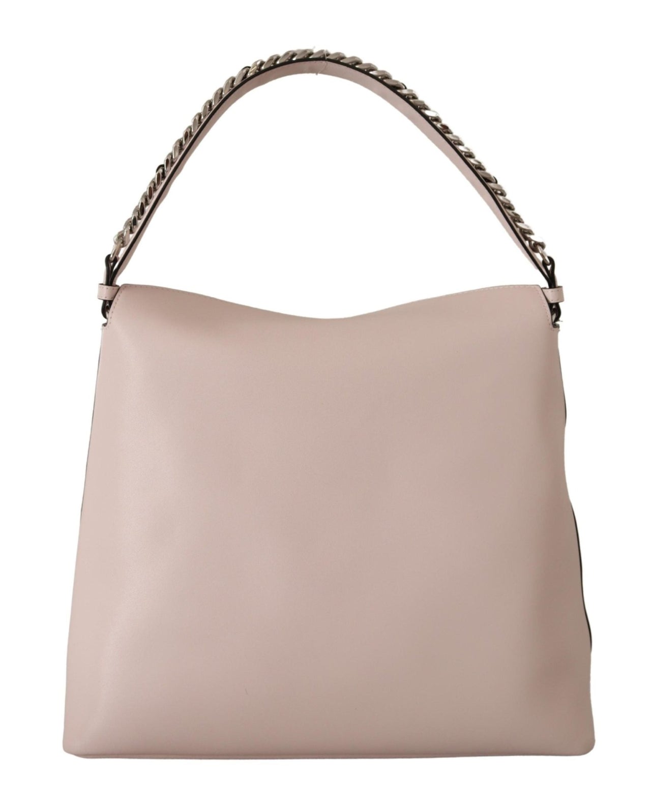 Karl Lagerfeld Elegant Mauve Chalk Leather Shoulder Bag - Luxour