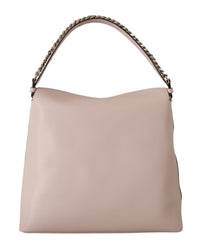 Thumbnail for Karl Lagerfeld Elegant Mauve Chalk Leather Shoulder Bag - Luxour