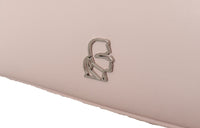 Thumbnail for Karl Lagerfeld Elegant Mauve Chalk Leather Shoulder Bag - Luxour