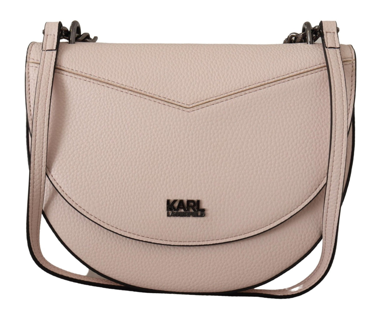 Luxour, Karl Lagerfeld - Canvas Pink Shoulder Bag, 