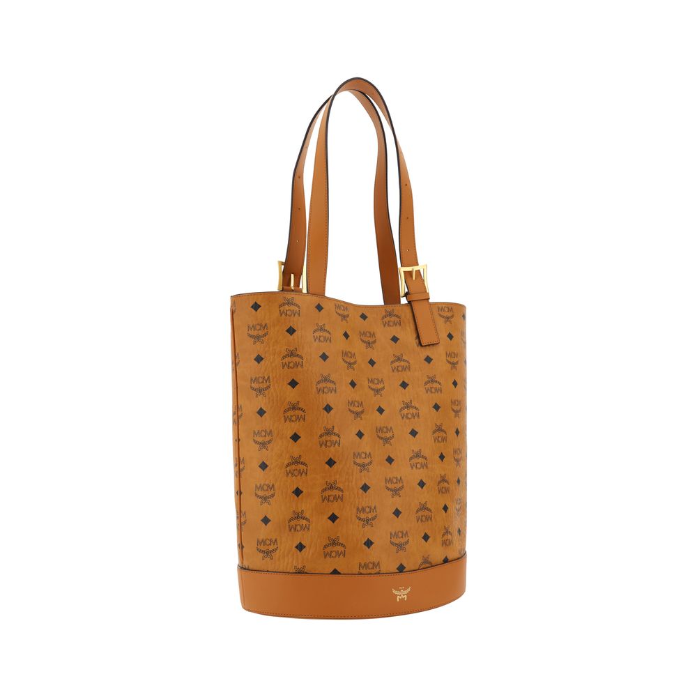 MCM Aren Tote Bucket Bag - Luxour