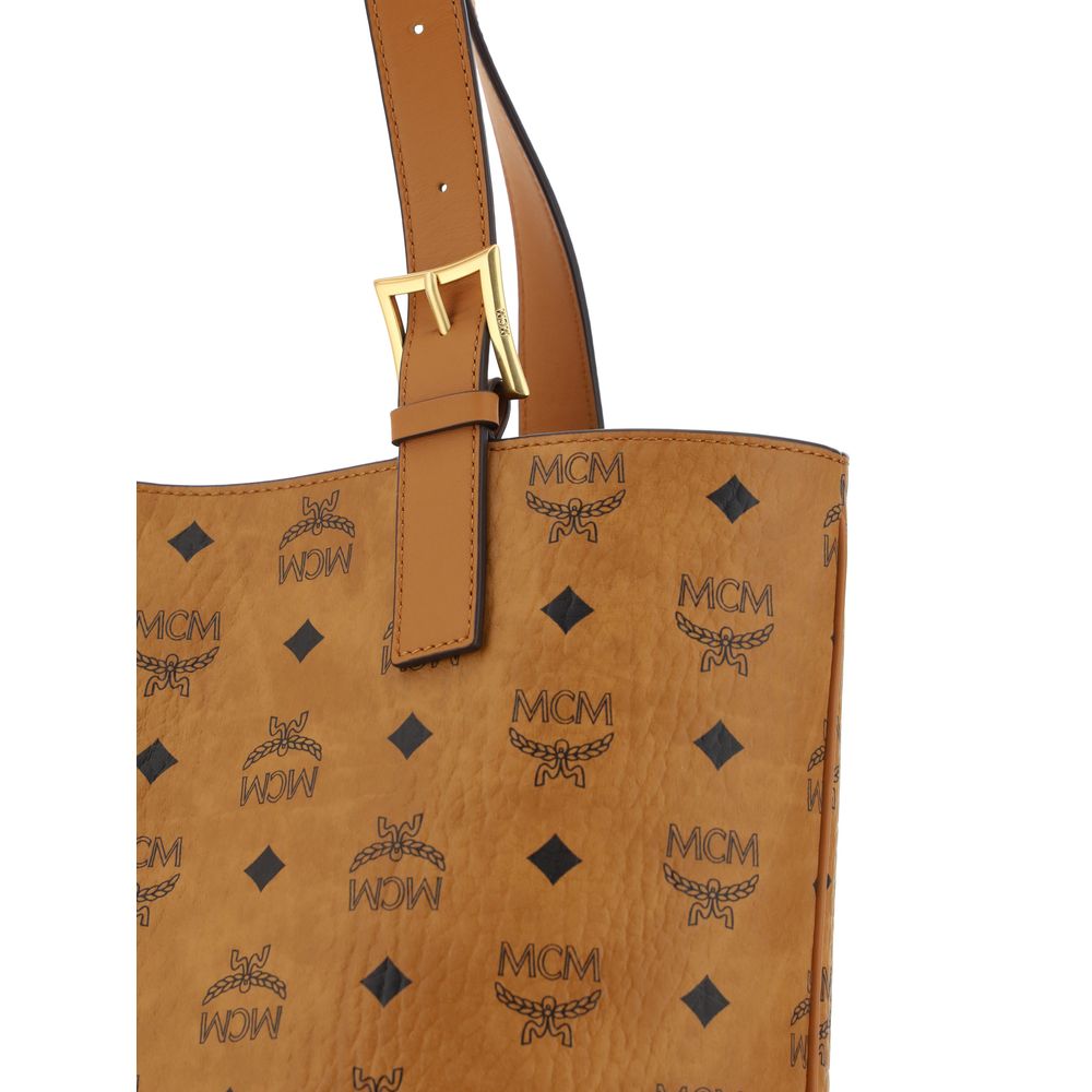 MCM Aren Tote Bucket Bag - Luxour