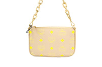 Thumbnail for Luxour, MCM - Canvas Beige Shoulder Bag, 