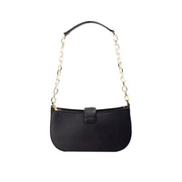 Thumbnail for Michael Kors Carmen Small Black Haircalf Pouchette Shoulder Crossbody Bag - Luxour