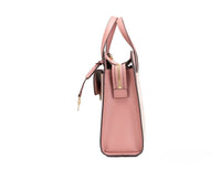 Thumbnail for Michael Kors Cece Small Pink PVC North South Flap Tote Crossbody Bag Purse - Luxour