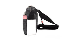 Thumbnail for Michael Kors Cooper Small Black Pink Signature PVC Utility Crossbody Bag - Luxour