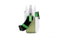 Thumbnail for Michael Kors Cooper Small Bright White Palm Signature PVC Utility Crossbody Bag - Luxour