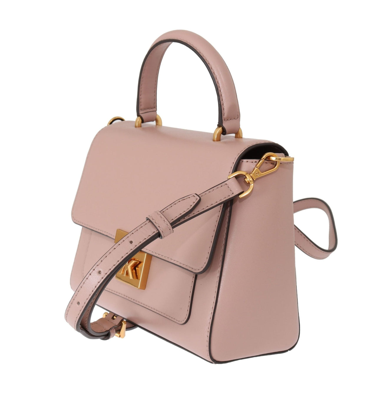 Michael Kors Elegant Pink Leather Mindy Shoulder Bag - Luxour