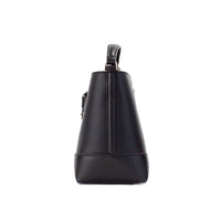 Thumbnail for Michael Kors Mercer Small Black Pebbled Leather Bucket Crossbody Bag Purse - Luxour