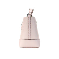 Thumbnail for Michael Kors Mercer Small Powder Blush Pebble Leather Bucket Crossbody Bag Purse - Luxour