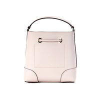 Thumbnail for Michael Kors Mercer Small Powder Blush Pebble Leather Bucket Crossbody Bag Purse - Luxour