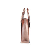 Thumbnail for Michael Kors Mercer XS Primrose Metallic North South Shopper Crossbody Bag - Luxour