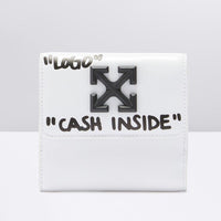 Thumbnail for Off - White White Leather Wallet - Luxour