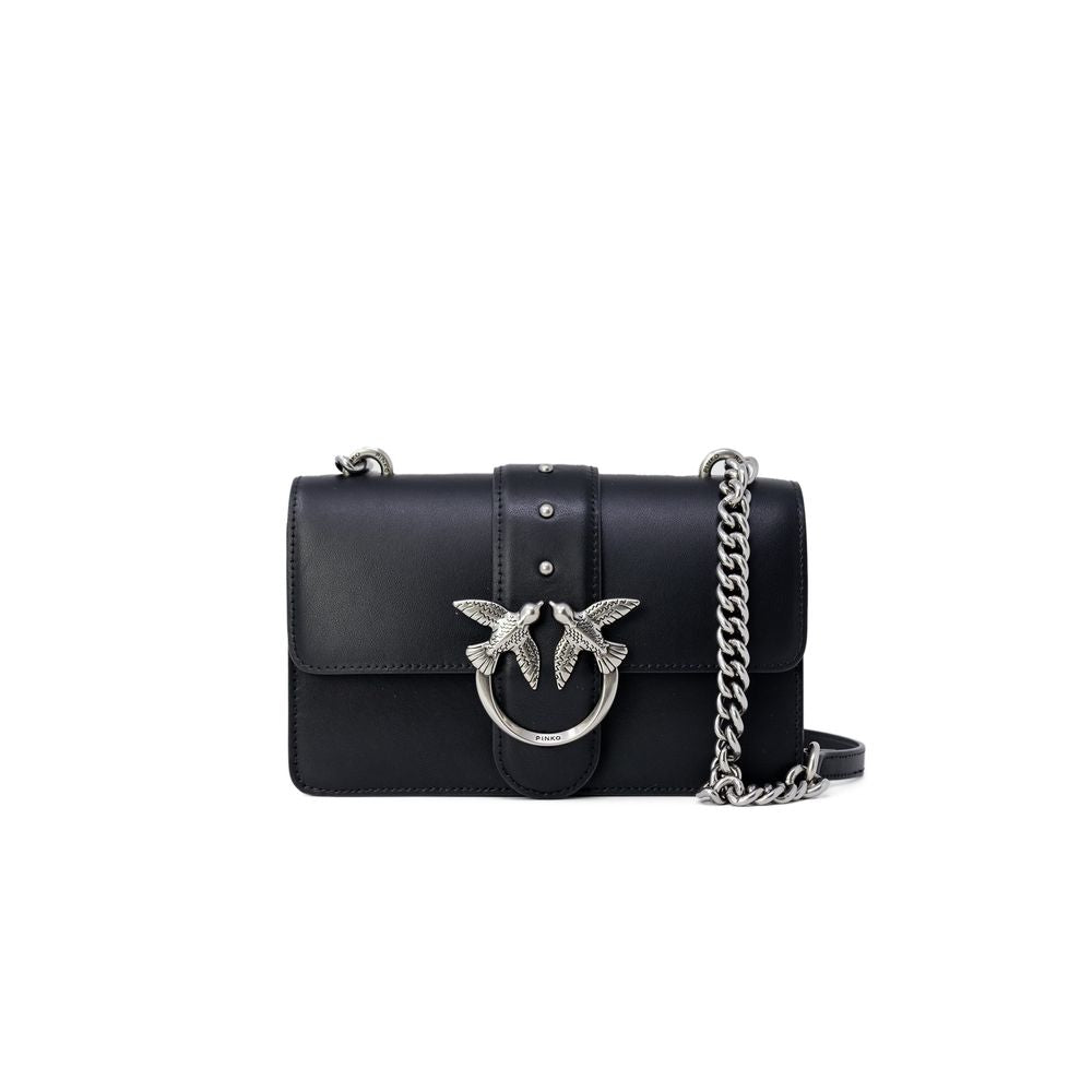 PINKO Black Polyester Handbag - Luxour