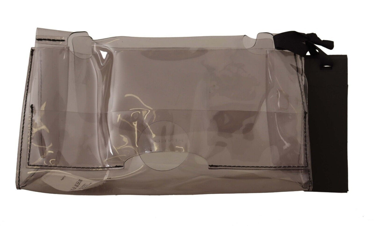 PINKO Chic Transparent Clutch for Evening Elegance - Luxour