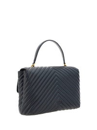 Thumbnail for Luxour, PINKO Elegant Black Calf Leather Handbag, 