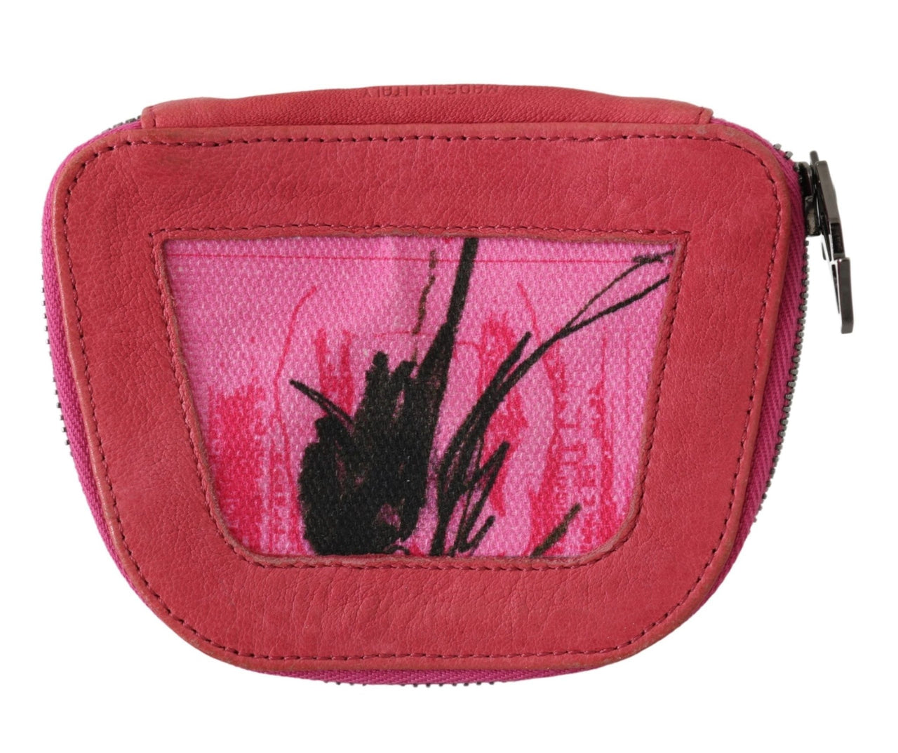 PINKO Elegant Pink Fabric Coin Wallet - Luxour