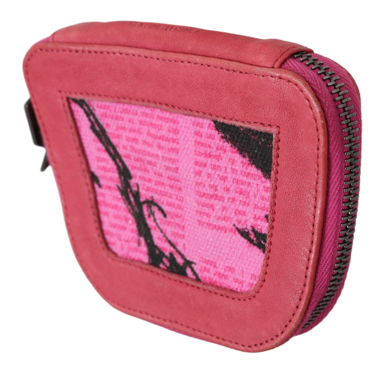 PINKO Elegant Pink Fabric Coin Wallet - Luxour