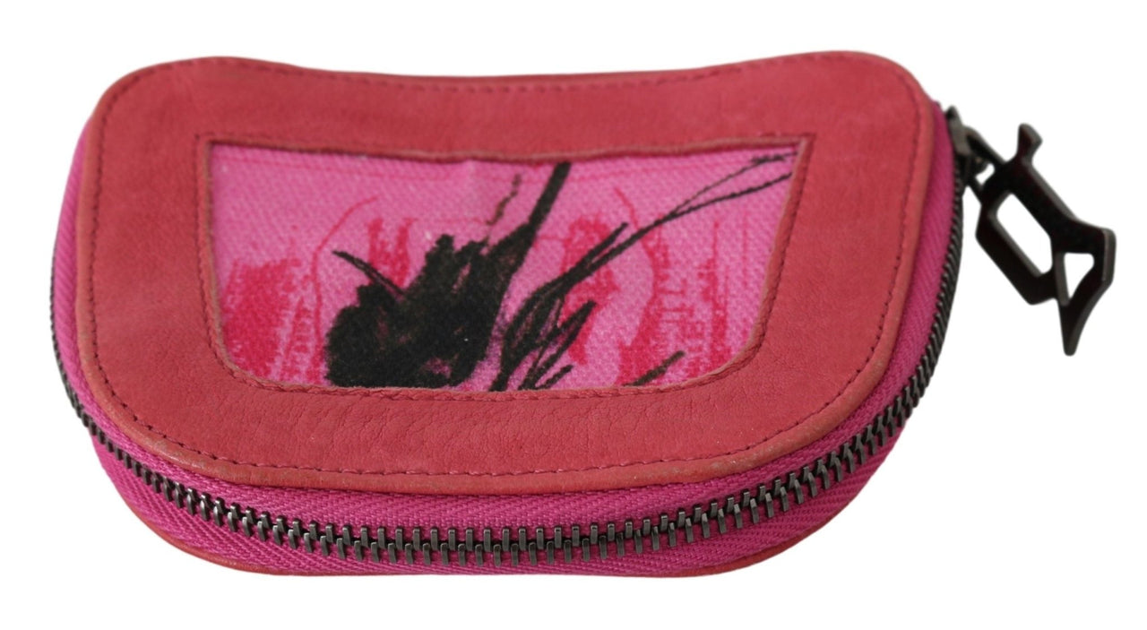 PINKO Elegant Pink Fabric Coin Wallet - Luxour