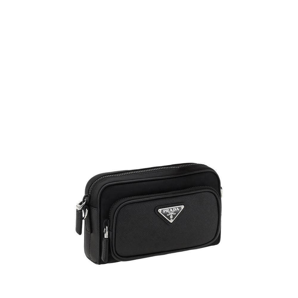 Prada Leather Shoulder Bag - Luxour