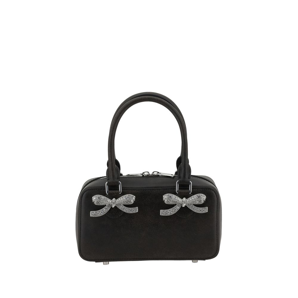 Self - Portrait Black Distressed Handbag - Luxour