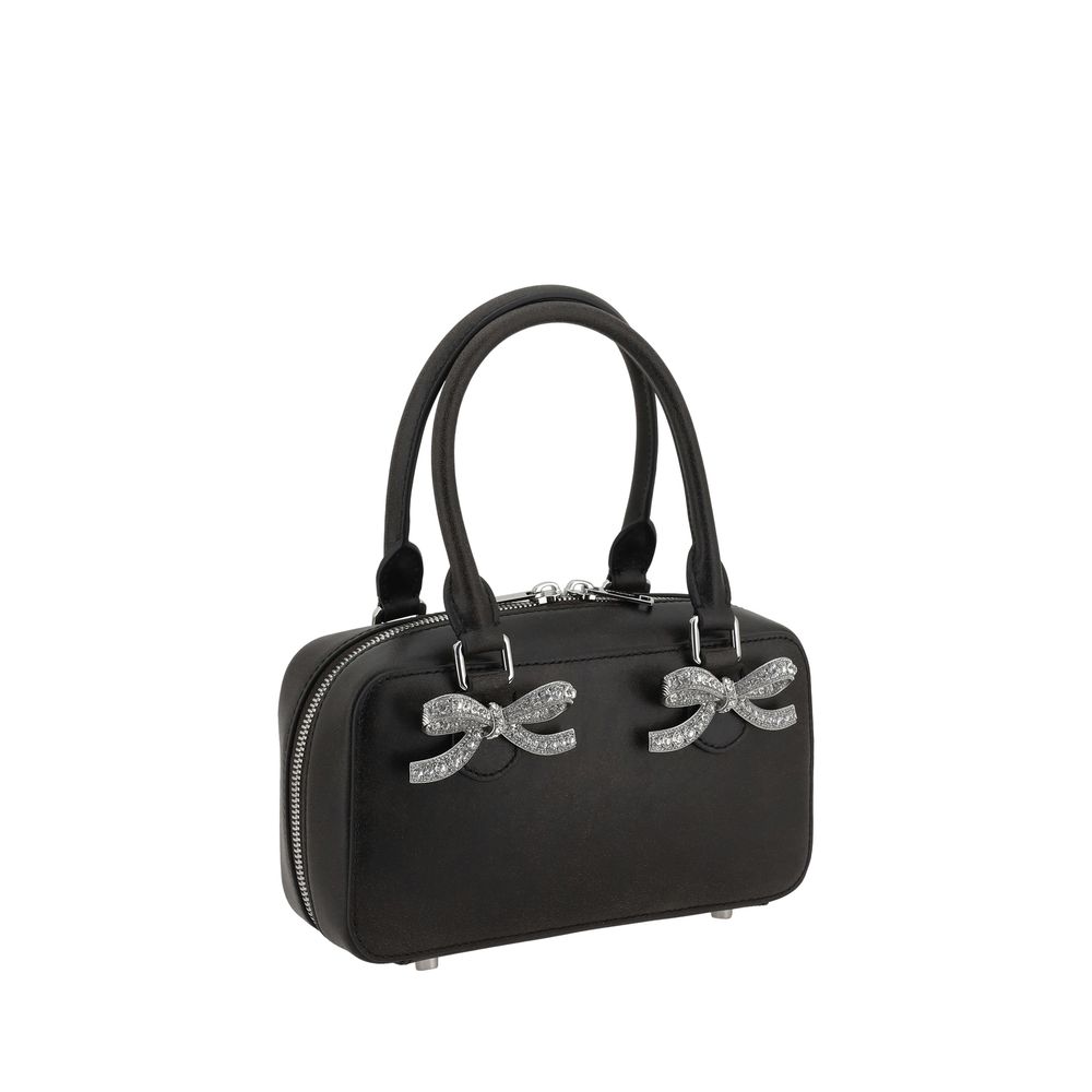 Self - Portrait Black Distressed Handbag - Luxour