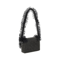 Thumbnail for Self - Portrait Crystal Lace Shoulder Bag - Luxour