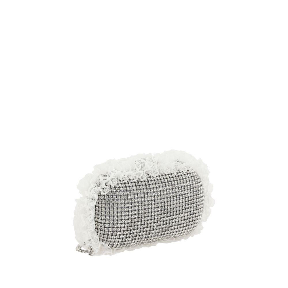 Self - Portrait The Crystal Lace Clutch Bag - Luxour