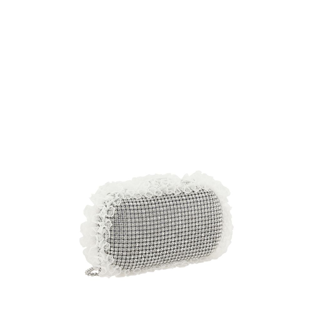 Self - Portrait The Crystal Lace Clutch Bag - Luxour