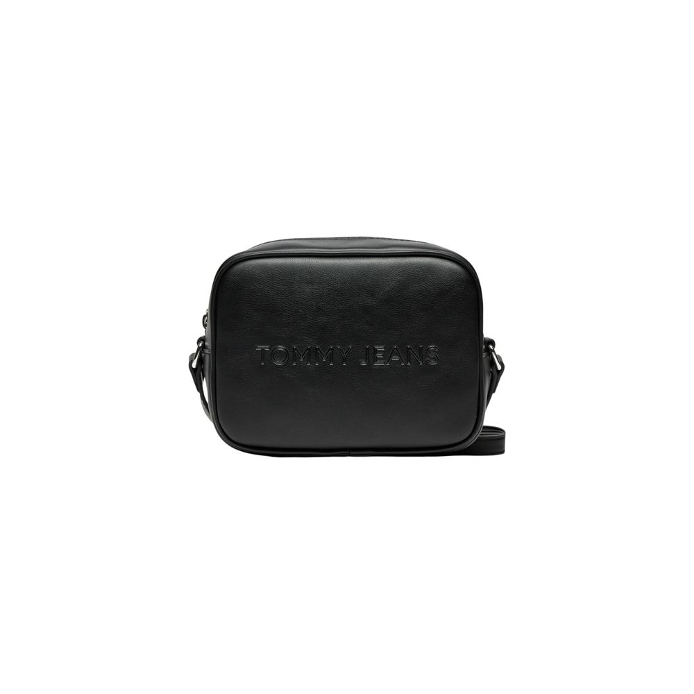 Tommy Hilfiger Jeans Black Polyethylene Handbag - Luxour