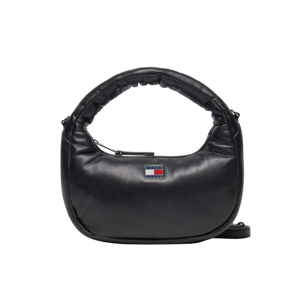 Tommy Hilfiger Jeans Black Polyethylene Handbag - Luxour