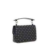 Thumbnail for Luxour, Valentino Garavani Rockstud Spike Leather Shoulder Bag, 