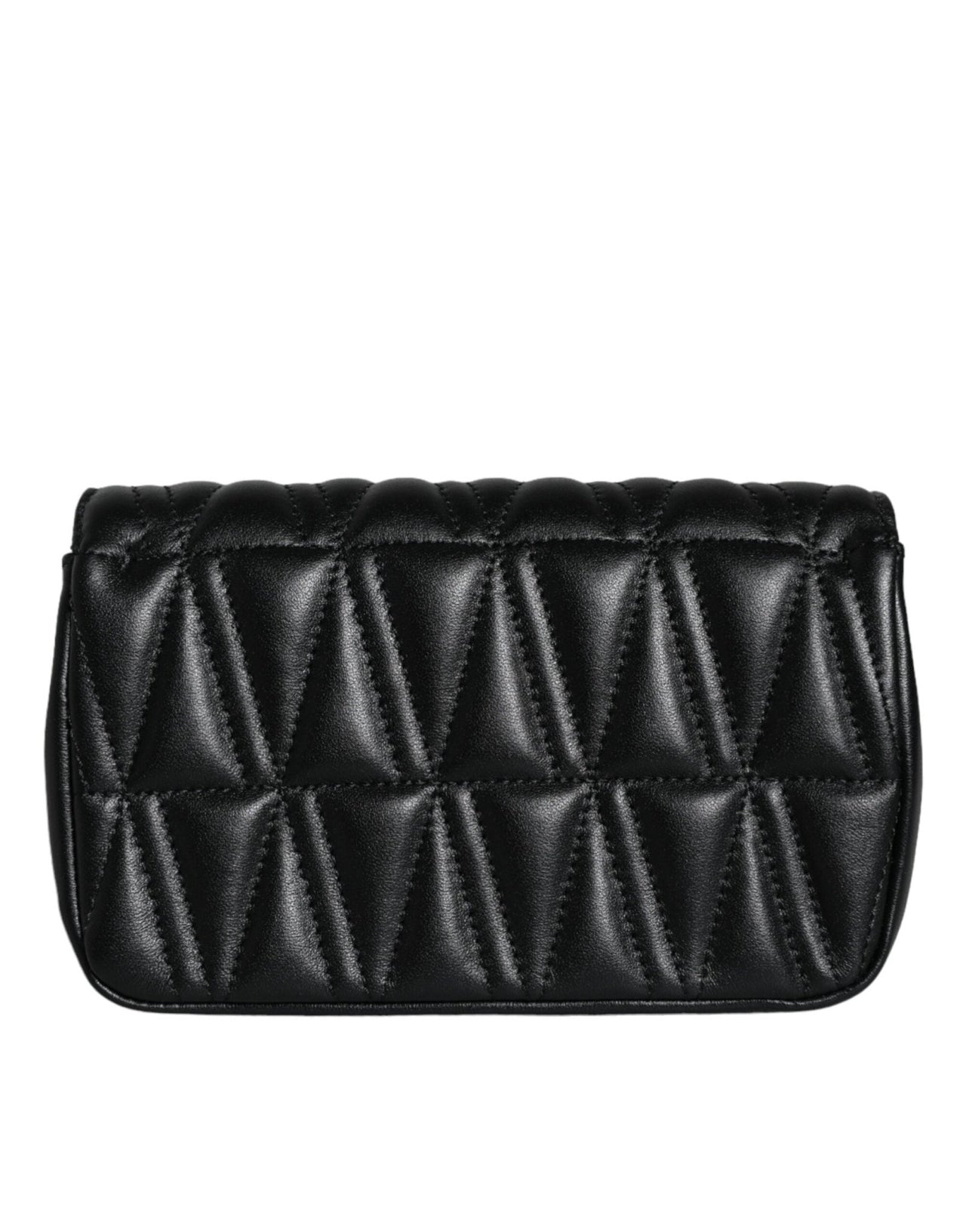 Luxour, Versace Black Mini Nappa Leather Crossbody Shoulder Bag, 