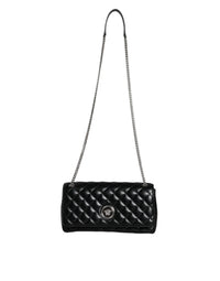 Thumbnail for Luxour, Versace Black Quilted Lambskin Leather Crossbody Shoulder Bag, 