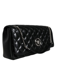 Thumbnail for Luxour, Versace Black Quilted Lambskin Leather Crossbody Shoulder Bag, 