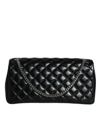 Thumbnail for Luxour, Versace Black Quilted Lambskin Leather Crossbody Shoulder Bag, 