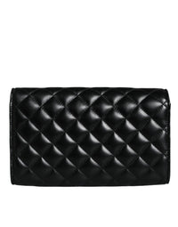 Thumbnail for Luxour, Versace Black Quilted Nappa Leather Crossbody Shoulder Bag, 